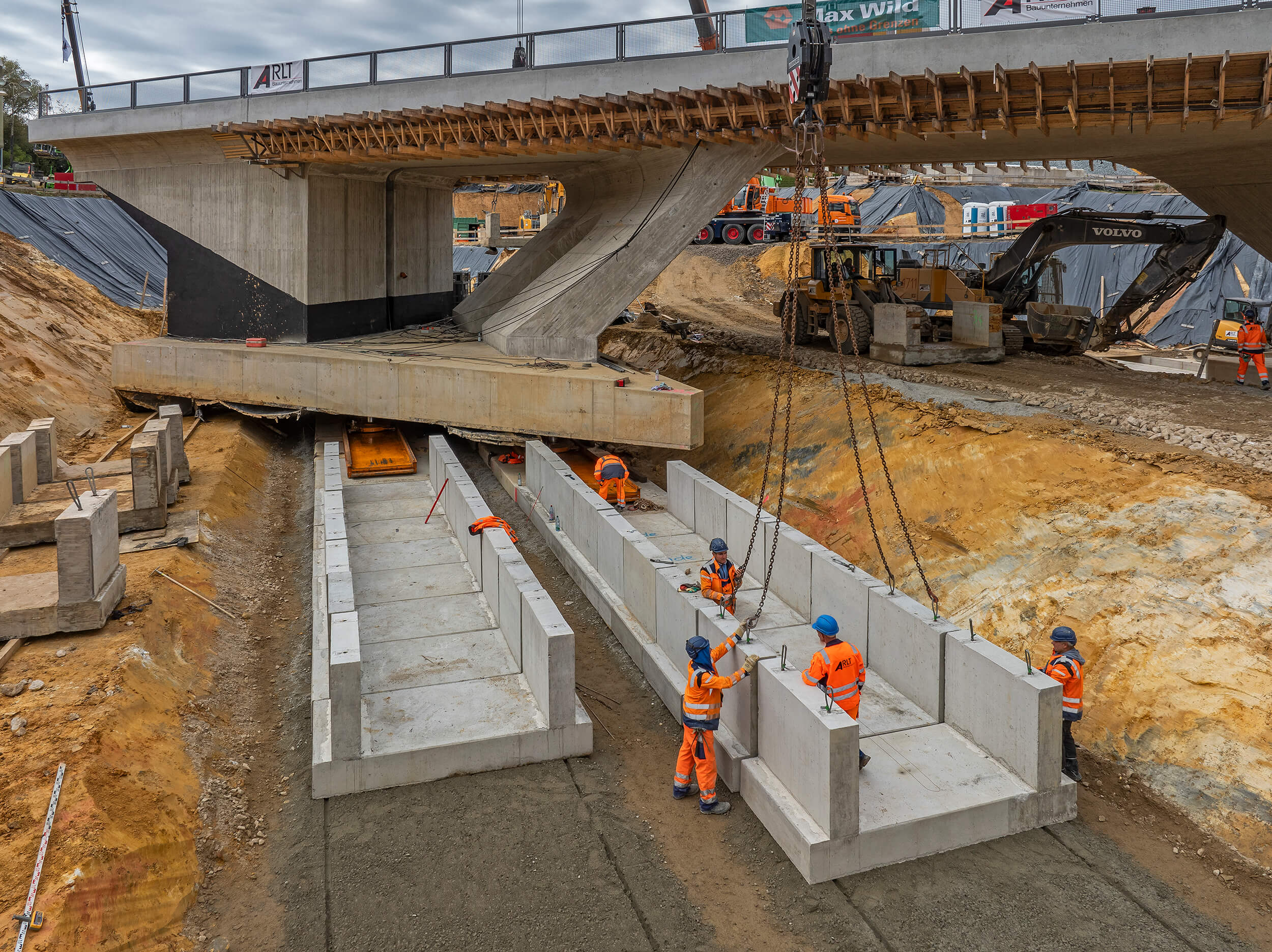 Brückeneinschub BW2-3 Waldershof 2024 für Staatliches Bauamt Amberg-Sulzbach